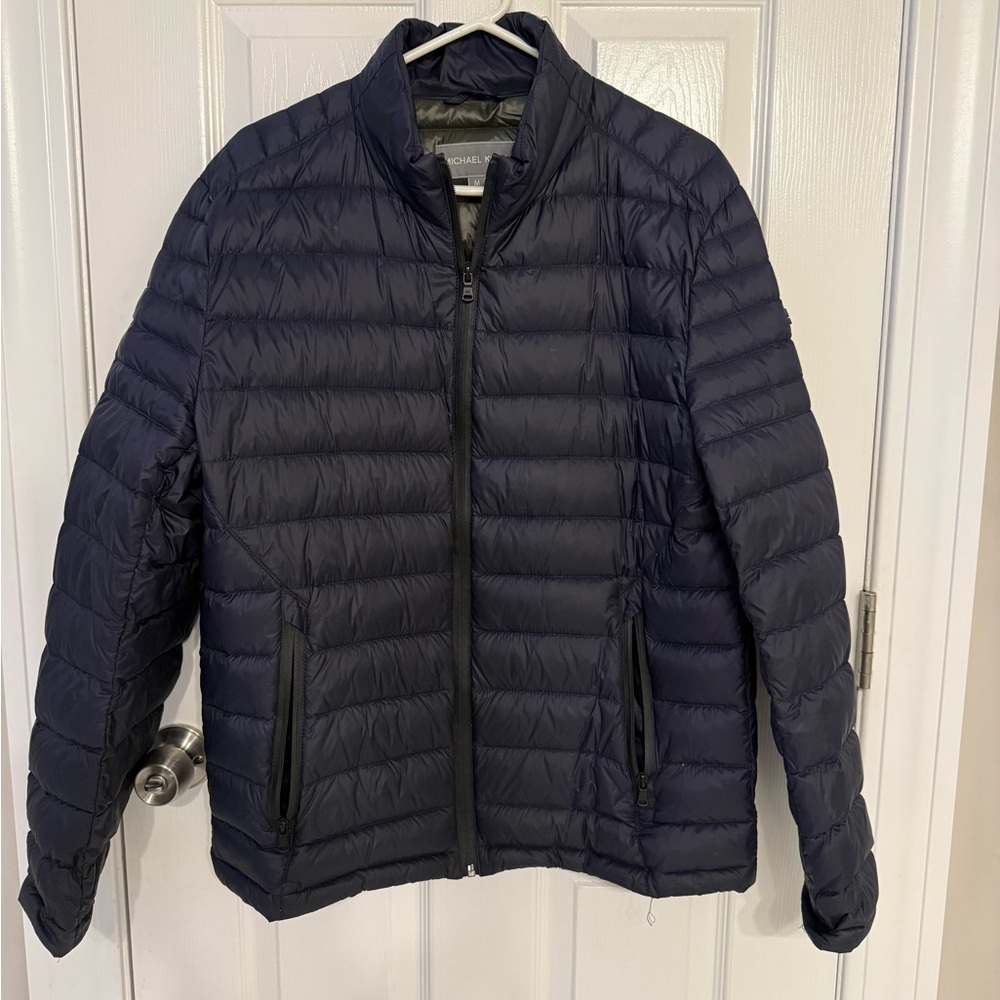 Michael Kors Navy Puffer Jacket
